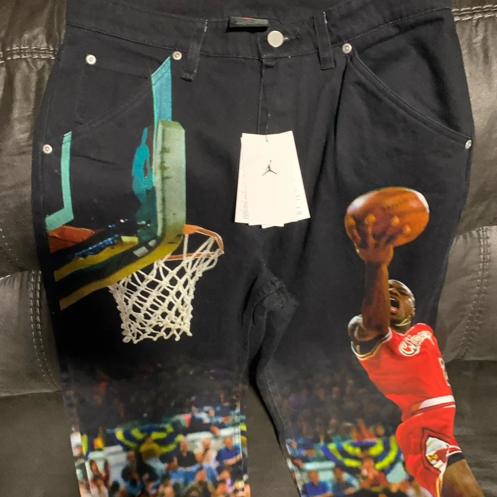 Jordan Black and White Pants - Picture 5 of 8